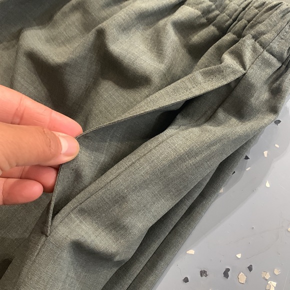 Like New Eskandar Japanese Green Trousers - Picture 5 of 6